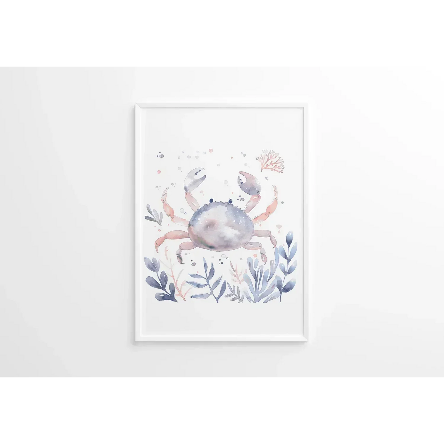 Blue Crab Nursery Wall Art - Print