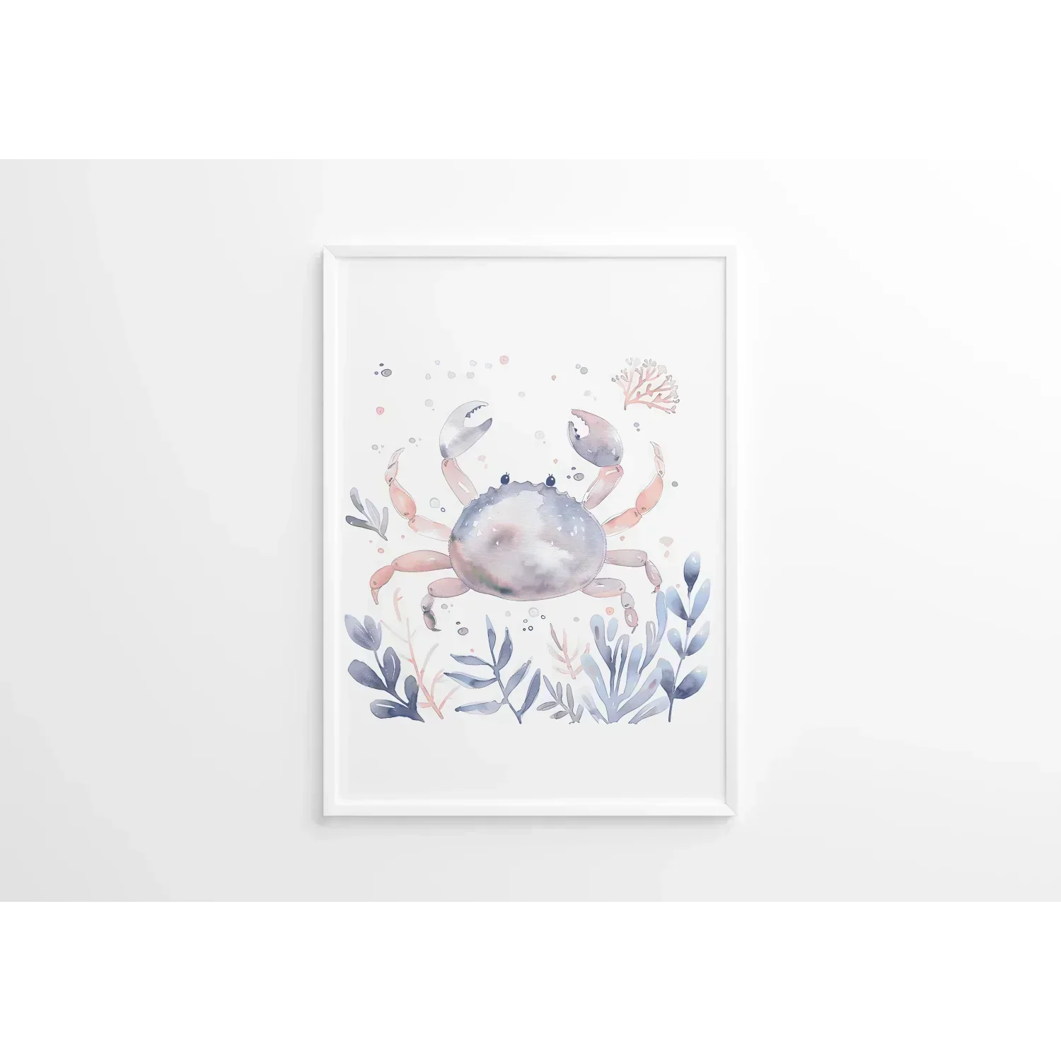 Blue Crab Nursery Wall Art - Print