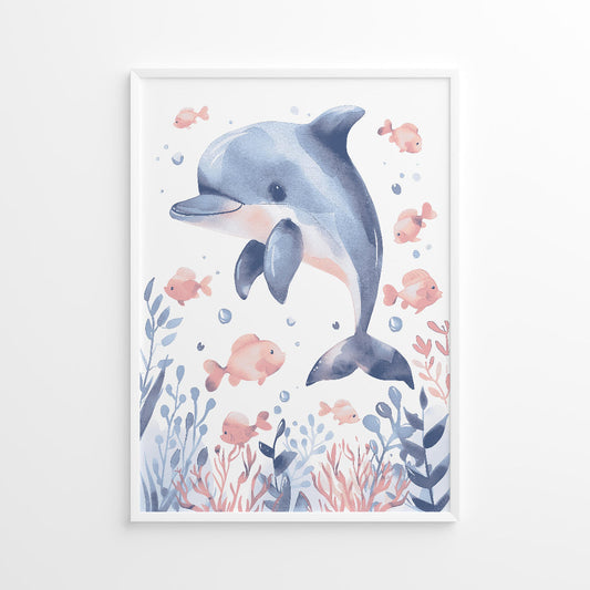 Dolphin Nursery Wall Art