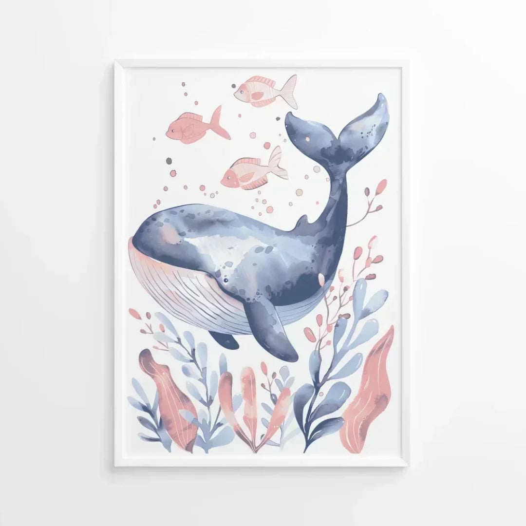 Nautical Nibbles Nursery Wall Art - Print