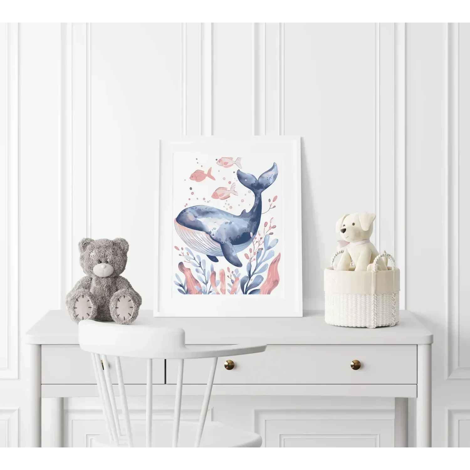 Nautical Nibbles Nursery Wall Art - Print
