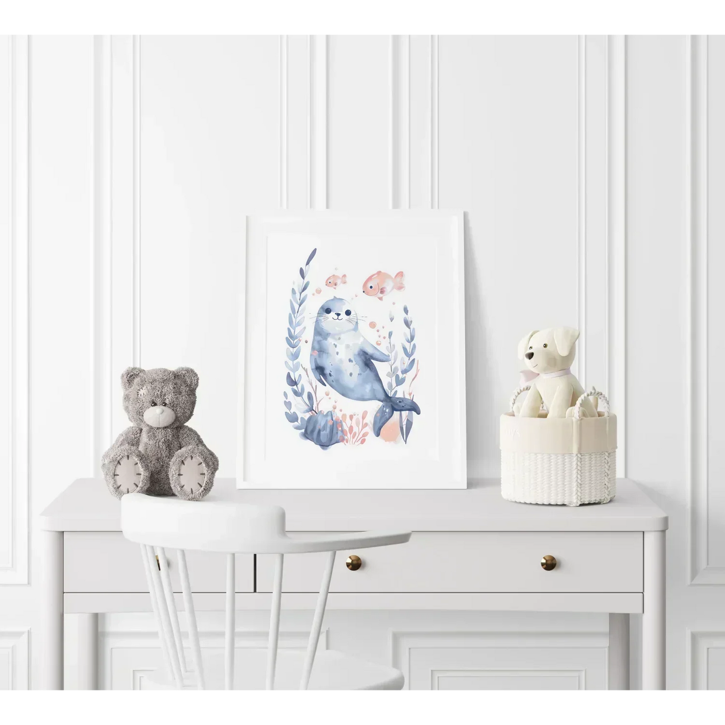 Seal Nursery Wall Art Print - Print