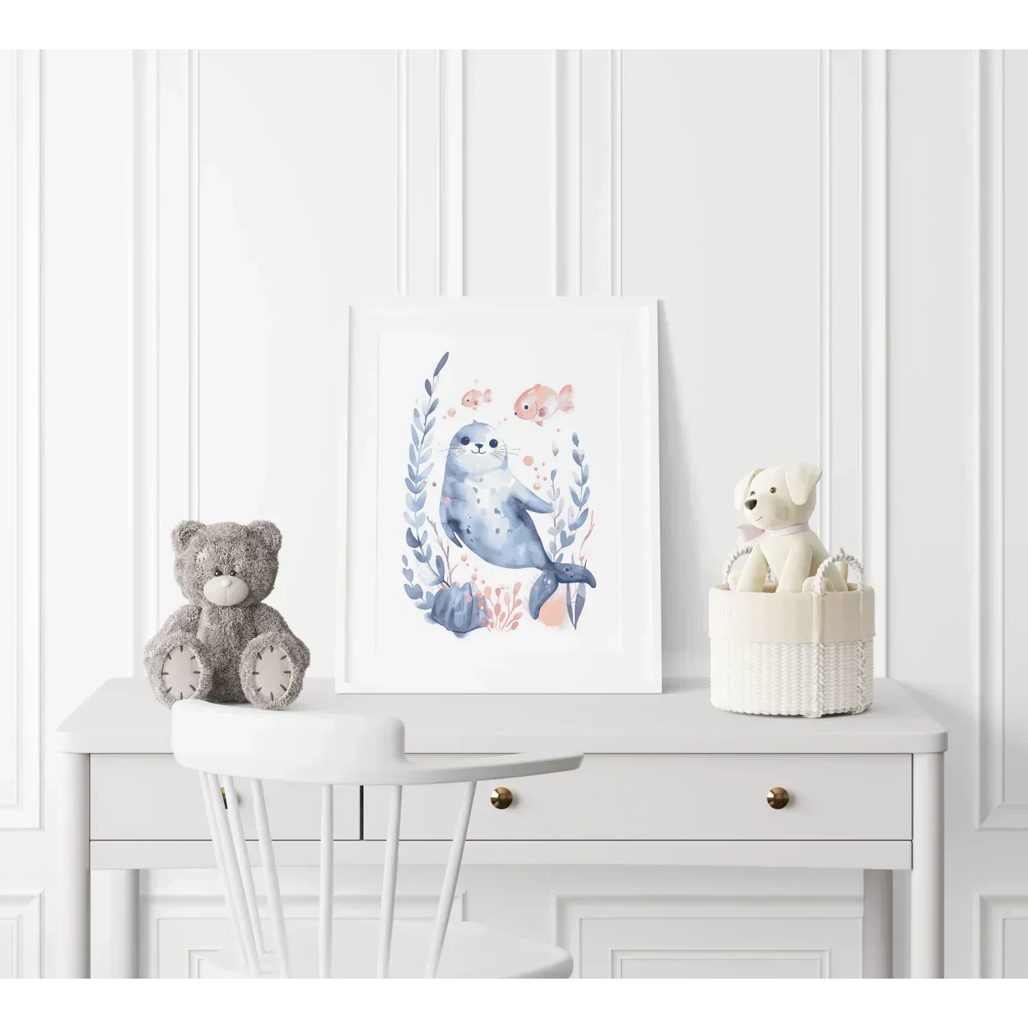 Seal Nursery Wall Art Print - Print