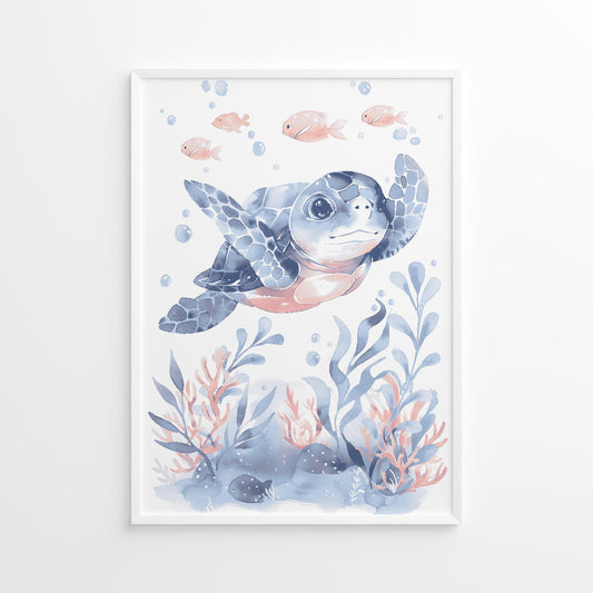 Turtle Nursery Wall Art