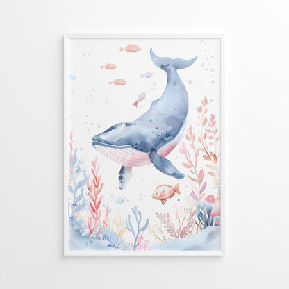 whale in magical underworld
